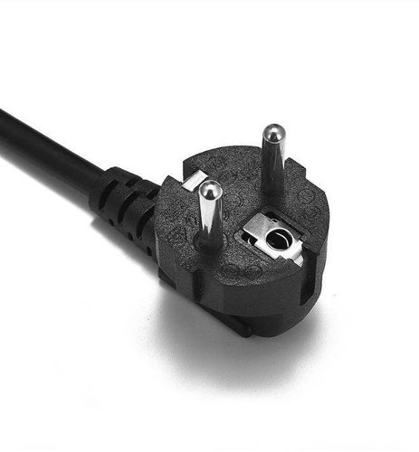 PC-1,5-1,5M-zwart | Netwerkkabel 220-250V | &quot;klaver&quot;-connector