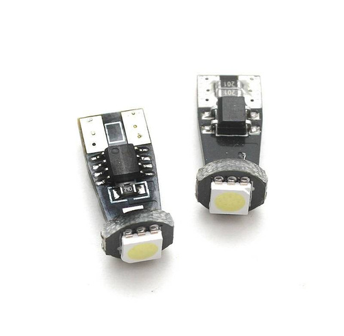 Автомобільна LED лампа W5W T10 1 SMD 5050 CAN BUS