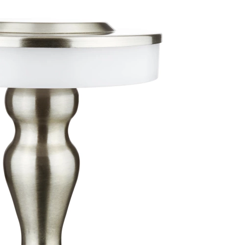 HJA14-A-SILVER | Table lamp with built-in battery | Night lamp with three light colors | Atmospheric lamp for hotels, restaurants