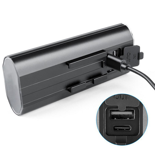 L9 | PREMIUM front bicycle light | aluminum | 3x XM-L T6 CREE LED, 750lm, 6 lighting modes, 3000mAh battery | powerbank