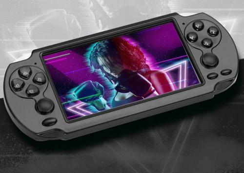 Tragbare Spielkonsole | 5,1 Zoll, 8 GB, über 4.000 moderne und Retro-Spiele | X9-S