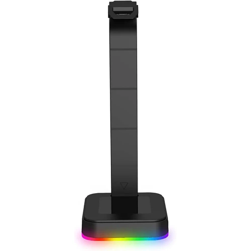 HS-D9-ČIERNA | Stojan na slúchadlá | RGB podsvietenie