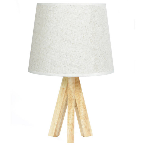 DL05 | Natural wood table lamp with lampshade | 40W E27 | Desk lamp, bedside lamp