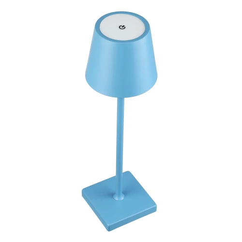 Tischleuchte mit integriertem Akku | Touch-Nachtleuchte | blau | HJA28-BLUE-1