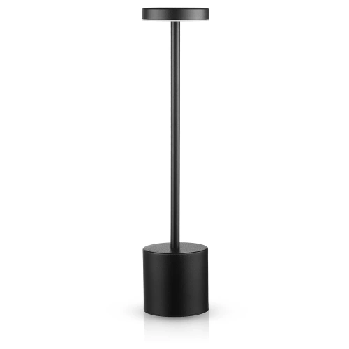 HJA21-SORT | LED bordlampe | En moderne natlampe med indbygget batteri