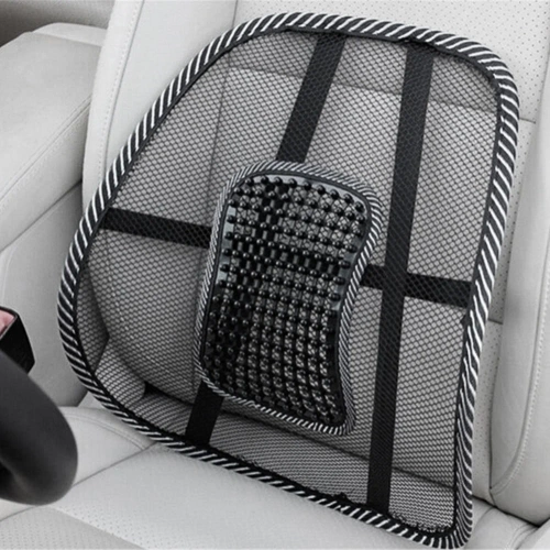 GLY-440-BLACK | Nugaros atrama automobiliui | Ergonomiška juosmens atrama | Nugaros atrama tvirtinama prie kėdės ar fotelio