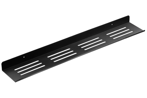 Metall-Badezimmerregal | Schwarzes Duschregal 70cm | Hängeregal | BDS-L70CM-B