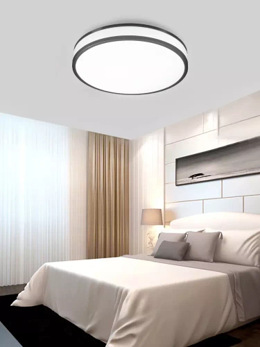 CRT-24W-ZWART | Opbouw plafondlamp