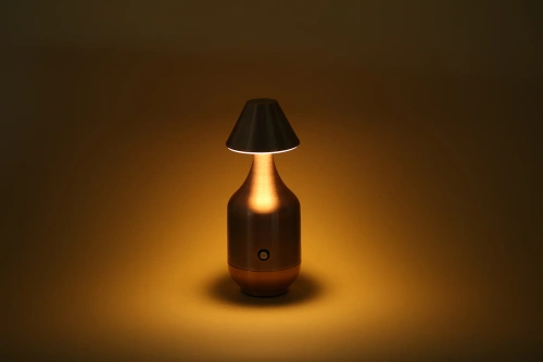 Medená LED stolová lampa so vstavanou batériou | Dotyková nočná lampa s nastaviteľným výkonom a farbou | Moderná lampa do reštaurácií, hotelov a obývacích izieb | YG-D030-COPPER