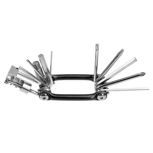 Kit de ferramentas para bicicleta 11 em 1 | Multitool para bicicleta com extrator de corrente | T25-11in1