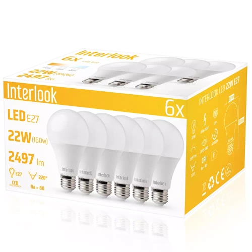 Opakowanie żarówek LED E27-BOX-22W