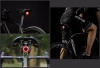 Luz traseira inteligente para bicicleta | Iluminação LED com sensor de freio | Luz traseira de LED para bicicleta à prova d&#39;água IP65 com função de frenagem e carregamento USB | BK-L117