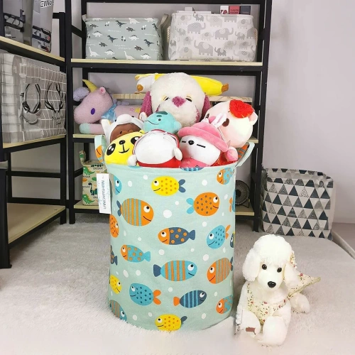 Aufbewahrungsbox für Spielzeug | faltbarer Wäschesack 60 l | SN-B40-FYG