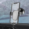 C068-Black | 2in1 gravity car holder - for the grille and for the windshield