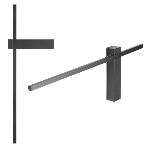 Applique moderne 60 cm 10W | Applique noire | Lampe LED avec une température de couleur de 4000K | YG-W003