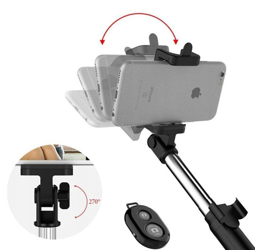 PSI-S003 | Selfie-stick con telecomando Bluetooth | Treppiede monopiede | Un bastone per scattare foto