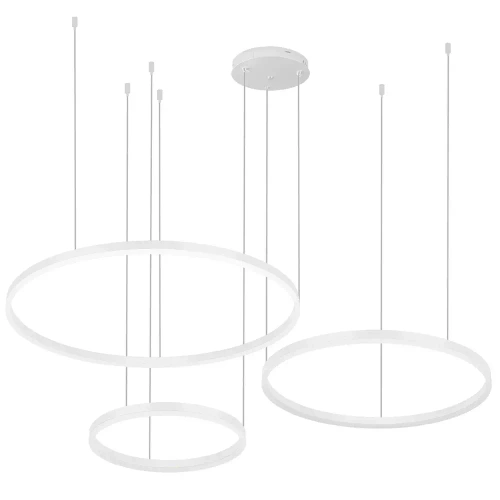 RLK-C03-136W-W | Lampe à suspension moderne en plusieurs parties | LED | Blanc 