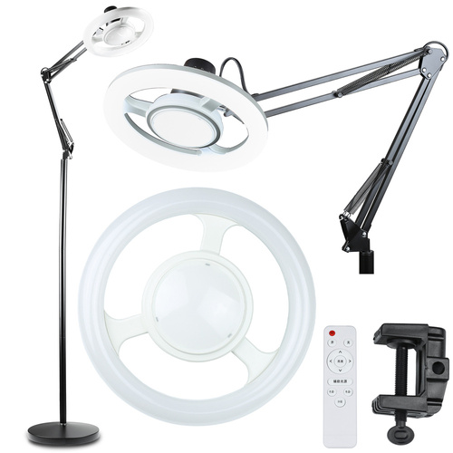 ML-930 + États-Unis-UE | Lampe cosmétique sans ombre à LED | 24W | 3 couleurs claires | Adaptateur US-UE