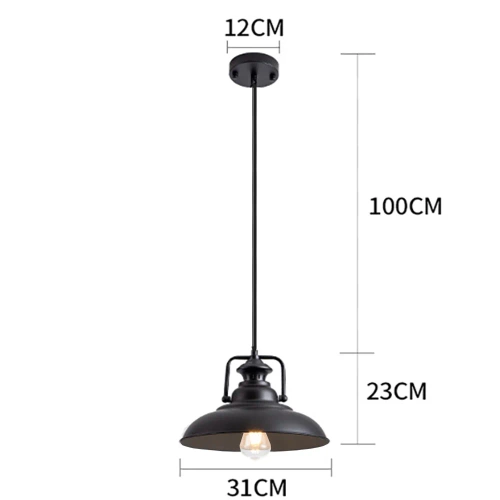 Plafondlamp | retrostijl | zolder