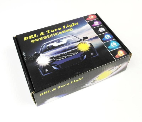 2-v-1 DRL s kontrolkou | Žárovky 42 SMD 2323 | LED světla pro denní svícení | STROJ