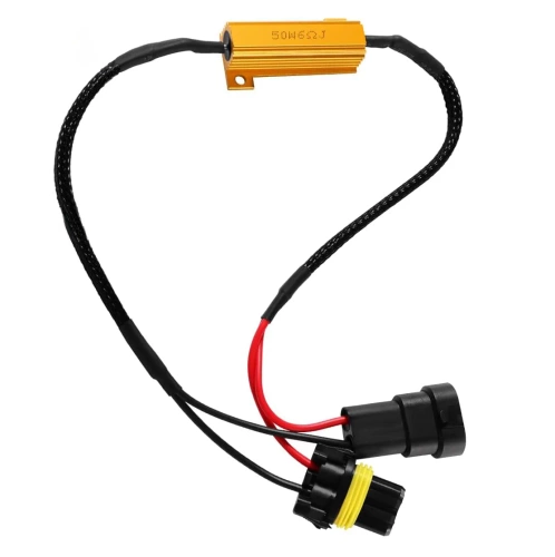 D-50W-8-HB4 | CAN BUS 50W 8Ω filtras - HB4 9006 lempos laikiklis