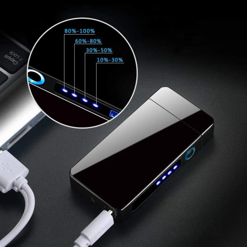 JL-613 | Štýlový plazmový zapaľovač | vetruodolný | USB | dotyk