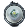 TL-502 | Piccola torcia tattica LED XPE Q5 CREE + COB in alluminio | funzione zoom, batteria integrata, micro USB, custodia | 800lm, 3 modalità di illuminazione