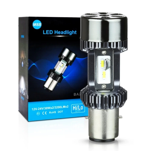 M8B-BA20D | Bec LED pentru motocicleta BA20D