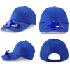 SFH-8934-BLUE | Napelemes kalap szélmalommal | Baseball sapka beépített ventilátorral | Hűtősapka