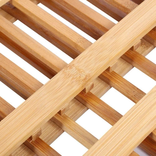 Asciugapiatti in bambù | Scolapiatti a due livelli | Codice KBT-427