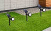 YNG-4LED | Lampa solara de gradina incastrata cu LED | alb, culoare lumină caldă | reflector SPOT | 250lm, 2200mAh, 4 LED-uri