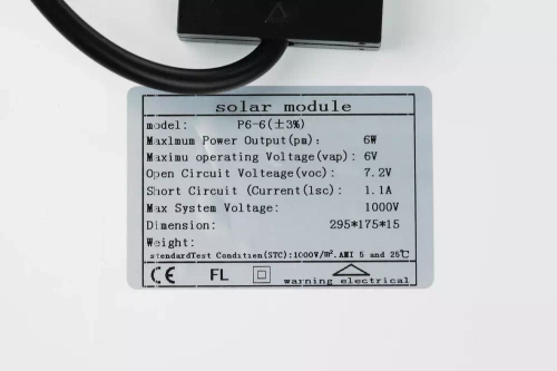 SP66-50W | Panneau solaire 6V/6W