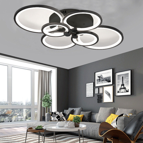 RLG-C72W-B | Moderne pendel i flere dele | LED | Sort