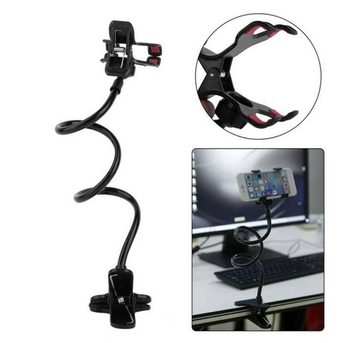 PSI-C056 | Flexibele telefoonhouder met clip | lengte 75 cm