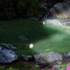 YNG-4LED | Lampe de jardin solaire LED encastrable | couleur de lumière blanche et chaude | Réflecteur SPOT | 250 lm, 2 200 mAh, 4 LED