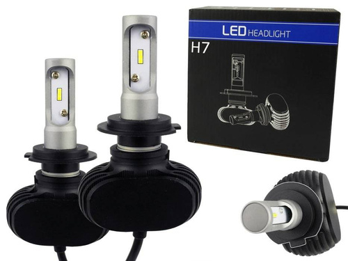 Juego de bombillas LED H7 CSP 50W 8000 lm