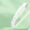 B2-3in1-verde | Cablu USB cu trei mufe de încărcare