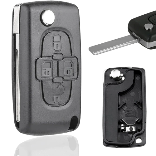 PE-004 | Funda para llave PEUGEOT, CITROEN C8 | Control remoto exclusivo para automóvil