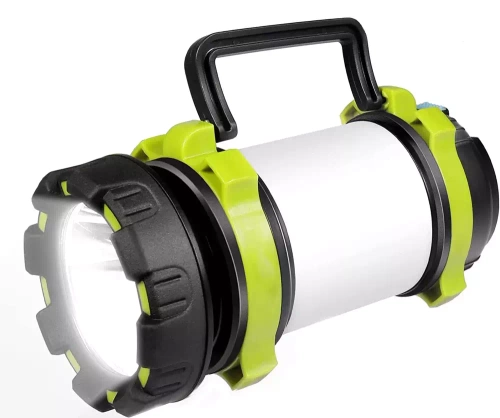 HC-260 | Multifunctionele LED-campinglamp, toeristenzaklamp met powerbank-functie | Rood licht | 6 verlichtingsmodi, 800 lm, 3700 mAh, tot 20 uur werking, IPX4