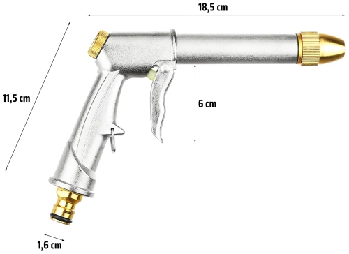 YH-5026 | Aluminium pistoolsproeier | tuin waterpistool