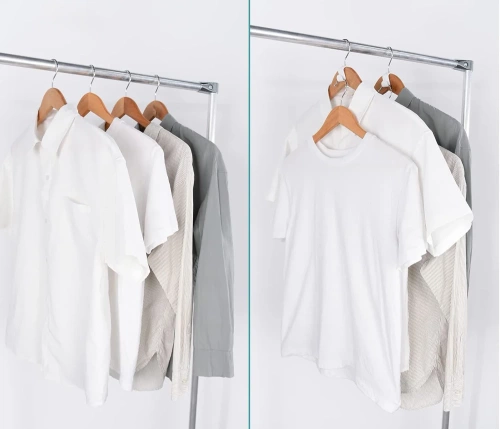 YJ-S10-BRANCO | Gancho para roupas | Organizador de guarda-roupa | Gancho de cabide