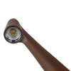 HMS-455-MARRON | Lampe de table | Lampe de nuit sans fil avec batterie intégrée | Lampe avec commande tactile