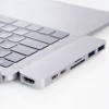ХЪБ | USB-C към 2x USB-A + 2x USB-C + SD + TF + HDMI карти | адаптер, сплитер тип С 7в1