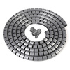 CRG-002-2.6M | Capa, organizador para cabos e fios | Cinza