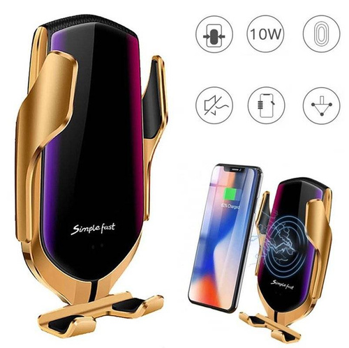 Q005 | Electronic car holder with inductive charging 10W Quick Charge 3.0