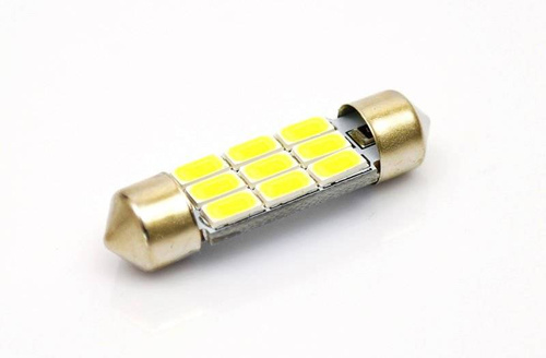 Autó LED izzó C5W 9 SMD 5630