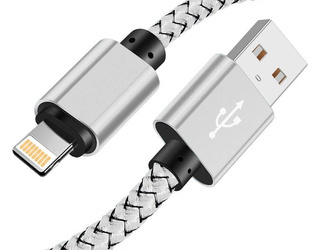 C06 | Lightning (iPhone) 1M | Cablu USB din nailon pentru iPhone 11 XS XR X 8 7 6 5S SE