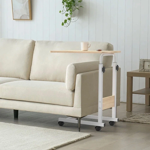 Mobile Laptop Table | Functional, Adjustable Computer Desk on Wheels | LFD-6085-WD