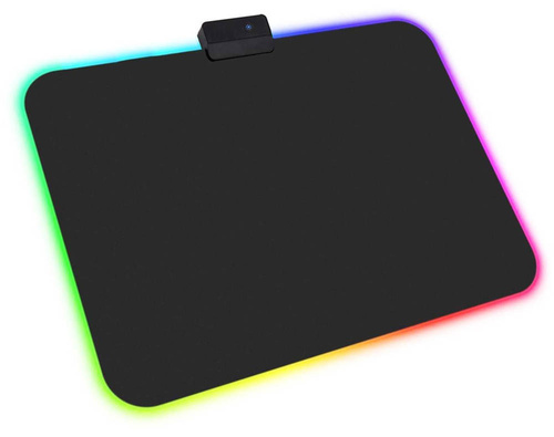 MP-001S | Gaming Mauspad mit RGB-LED-Hintergrundbeleuchtung, Wasserdicht und Anti Rutsch | 35x25cm | 13 Beleuchtungsmodi