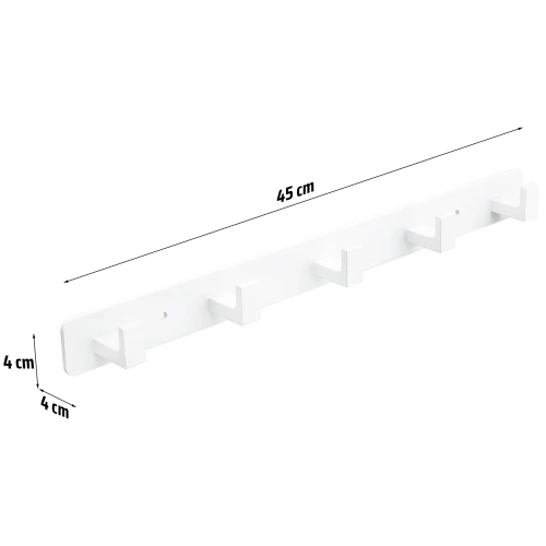 DSG-H05 | Towel rack for bathroom or kitchen | Loft | White